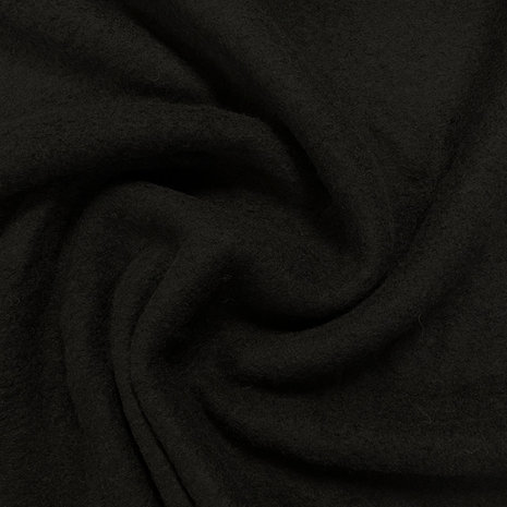 Laine bouillie Uni CW24 - noir Laine bouillie Uni CW24 - noir