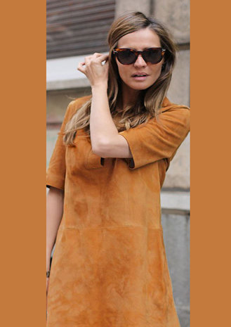 Suedine Stretch SU24 - jaune ocre Suedine Stretch SU24 - jaune ocre