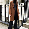 Tissu pour manteau en laine KW07 - camel