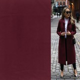 Wool Coat Fabric KW05 - burgundy Wool Coat Fabric KW05 - burgundy
