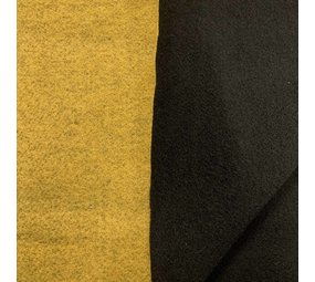 Double Face DF09 - ocher yellow / black