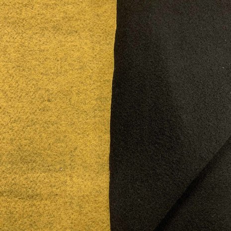 Double Face DF09 - ocher yellow / black