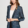 Imitatie Snake Leather SL01 - blauw / aqua Imitatie Snake Leather SL01 - blauw / aqua