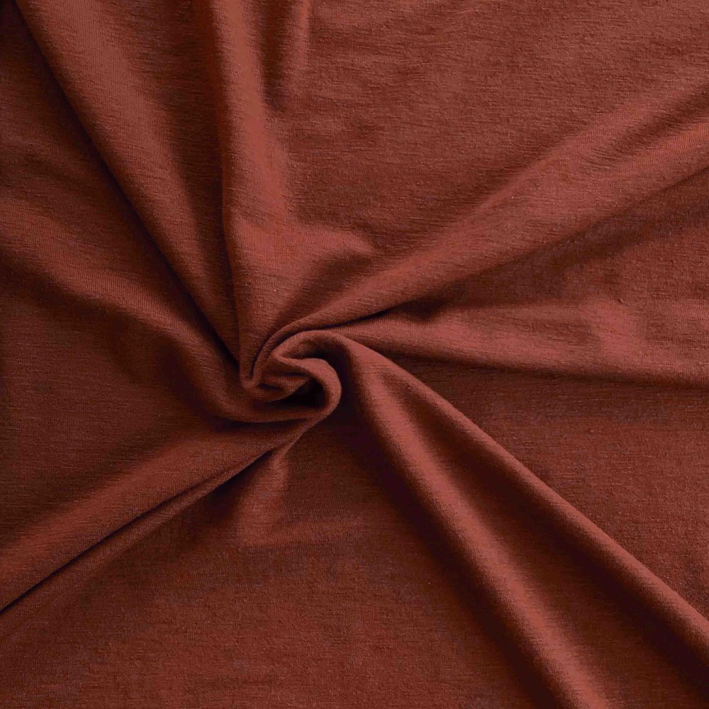 Wool Jersey JW01 - saddle brown