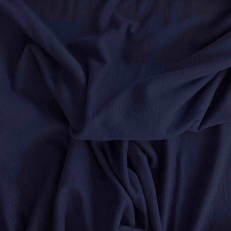 Wool Jersey JW03 - night blue Wool Jersey JW03 - night blue