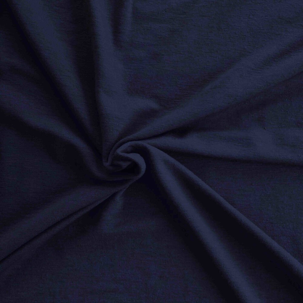 Jersey de laine JW03 - bleu nuit
