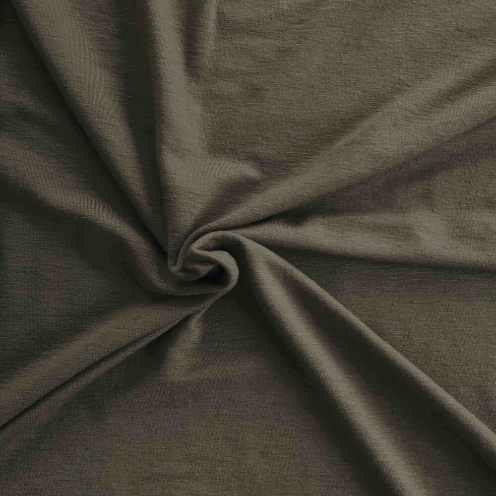Wool Jersey JW04 - army green Wool Jersey JW04 - army green