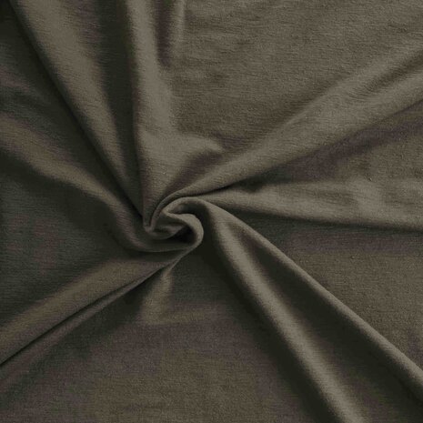 Wool Jersey JW04 - army green Wool Jersey JW04 - army green