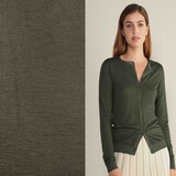 Wol Jersey JW04 - legergroen