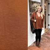 Jersey de laine JW06 - camel Jersey de laine JW06 - camel