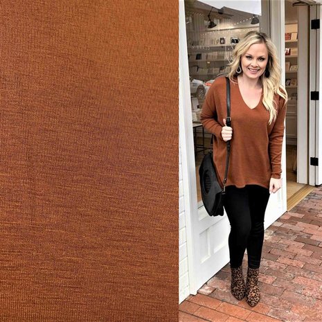 Jersey de laine JW06 - camel Jersey de laine JW06 - camel