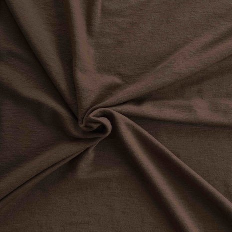 Wool Jersey JW07 - brown Wool Jersey JW07 - brown