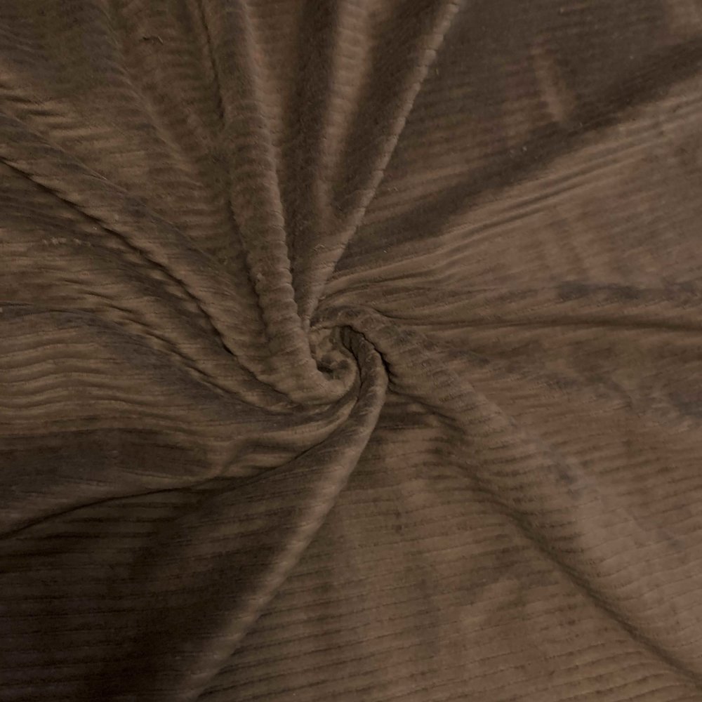 Velours côtelé tricoté CY04 - marron foncé Velours côtelé tricoté CY04 - marron foncé