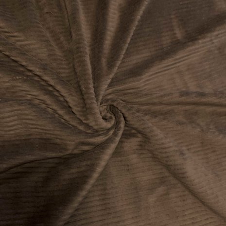 Velours côtelé tricoté CY04 - marron foncé Velours côtelé tricoté CY04 - marron foncé