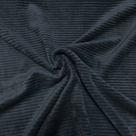 Gebreide Corduroy CY07 - marineblauw