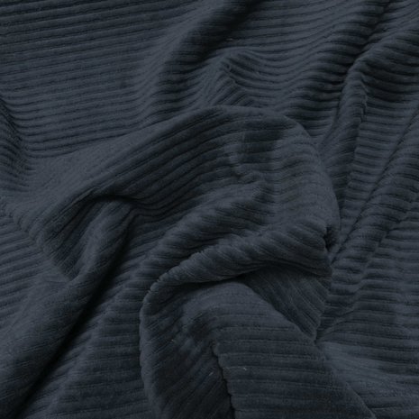 Knitted Corduroy CY07 - navy blue