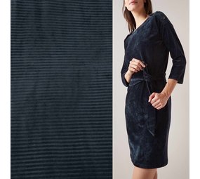 Knitted Corduroy CY07 - navy blue Knitted Corduroy CY07 - navy blue