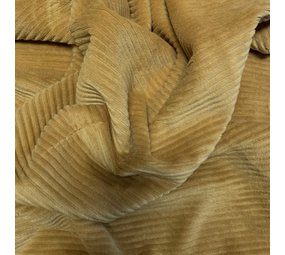 Velours côtelé tricoté CY09 - jaune miel
