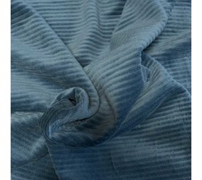 Gebreide Corduroy CY11- zee blauw Gebreide Corduroy CY11- zee blauw