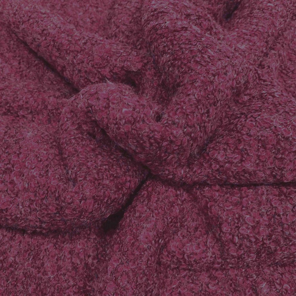 Bouclé Knit BB05 - Dark Fuchsia Bouclé Knit BB05 - Dark Fuchsia