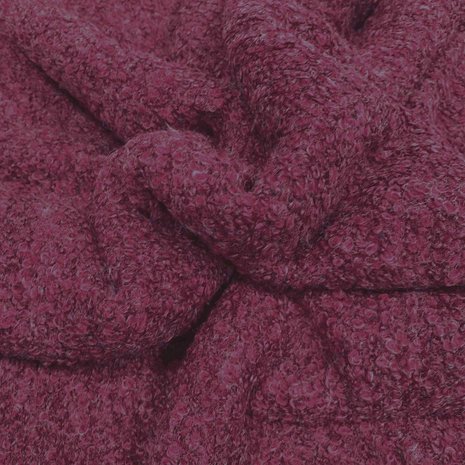 Bouclé Knit BB05 - Dark Fuchsia Bouclé Knit BB05 - Dark Fuchsia