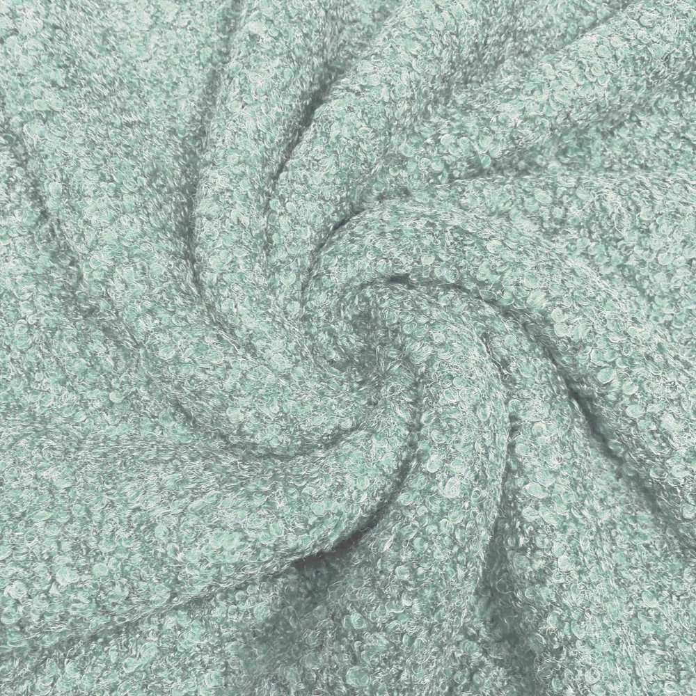 Bouclé Knit BB08 - powder green Bouclé Knit BB08 - powder green