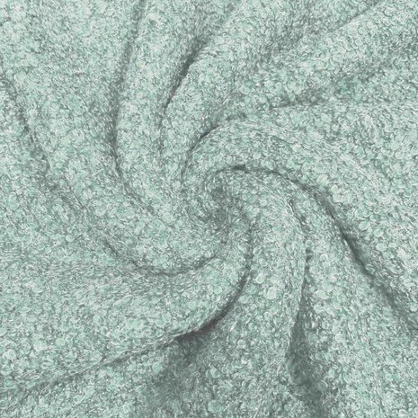Bouclé Knit BB08 - powder green Bouclé Knit BB08 - powder green