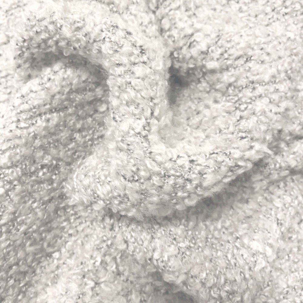 Bouclé Knit BB09 - Crememelange Bouclé Knit BB09 - Crememelange