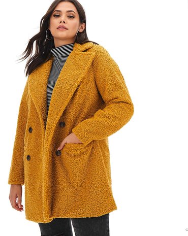 Bouclé Knit BB23 - honey yellow Bouclé Knit BB23 - honey yellow