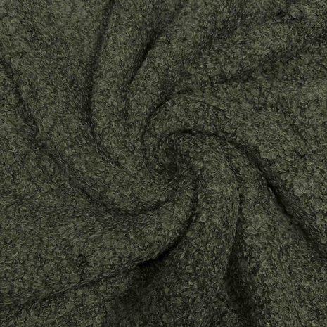 Bouclé Knit BB25 - moosgrün