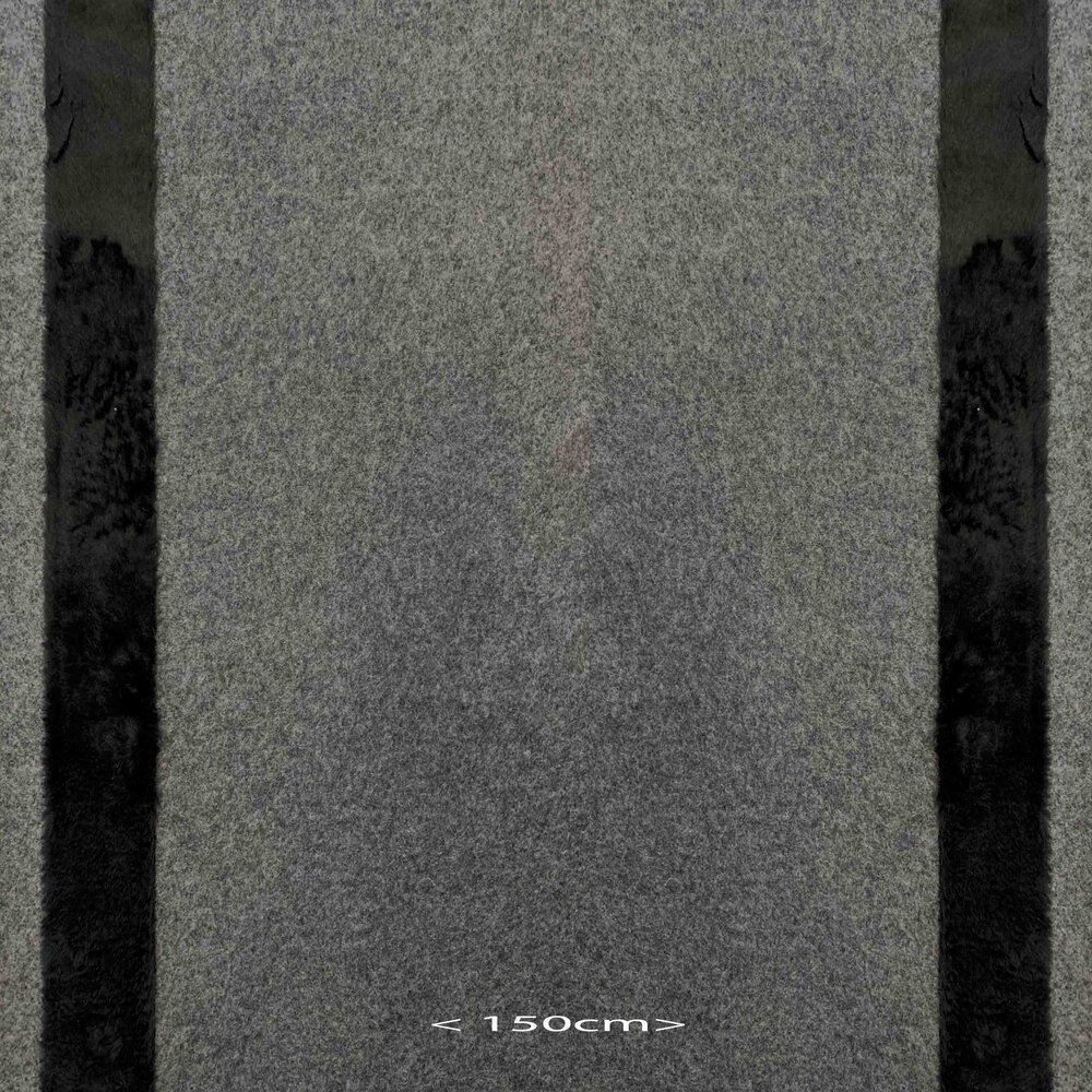 Laine bouillie W47 - gris / noir Laine bouillie W47 - gris / noir