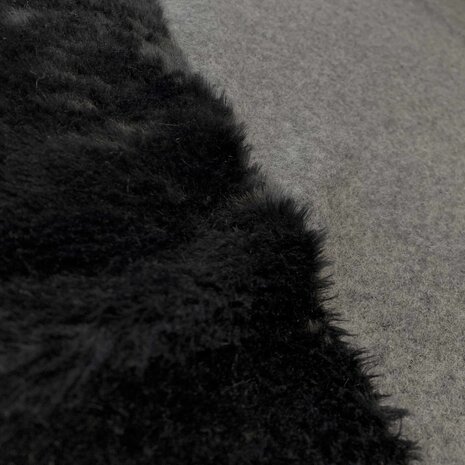 Boiled Wool W47 - gray / black Boiled Wool W47 - gray / black