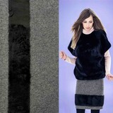 Gekochte Wolle W47 - grau / schwarz