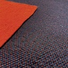Boiled Wool Uni with mesh W129 - red / black Boiled Wool Uni with mesh W129 - red / black