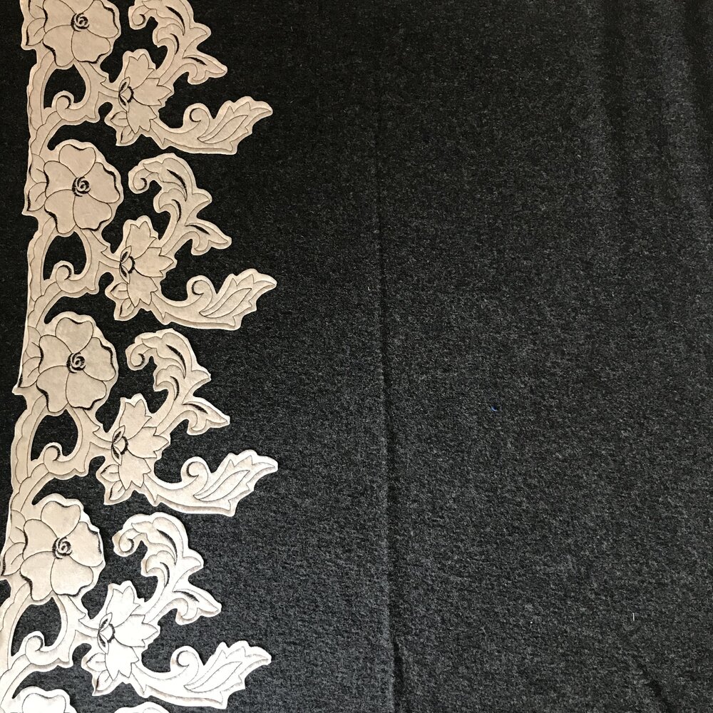 Broderie en laine bouillie W38 Broderie en laine bouillie W38