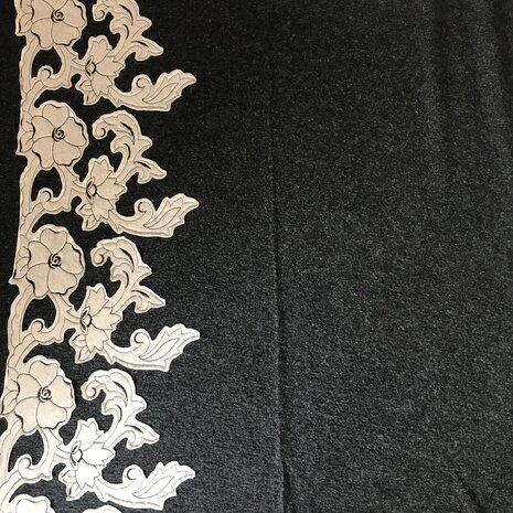 Gekochte Wollstickerei W38 Gekochte Wollstickerei W38