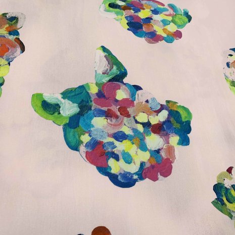 Katoen poplin Inkjet 2784 Katoen poplin Inkjet 2784