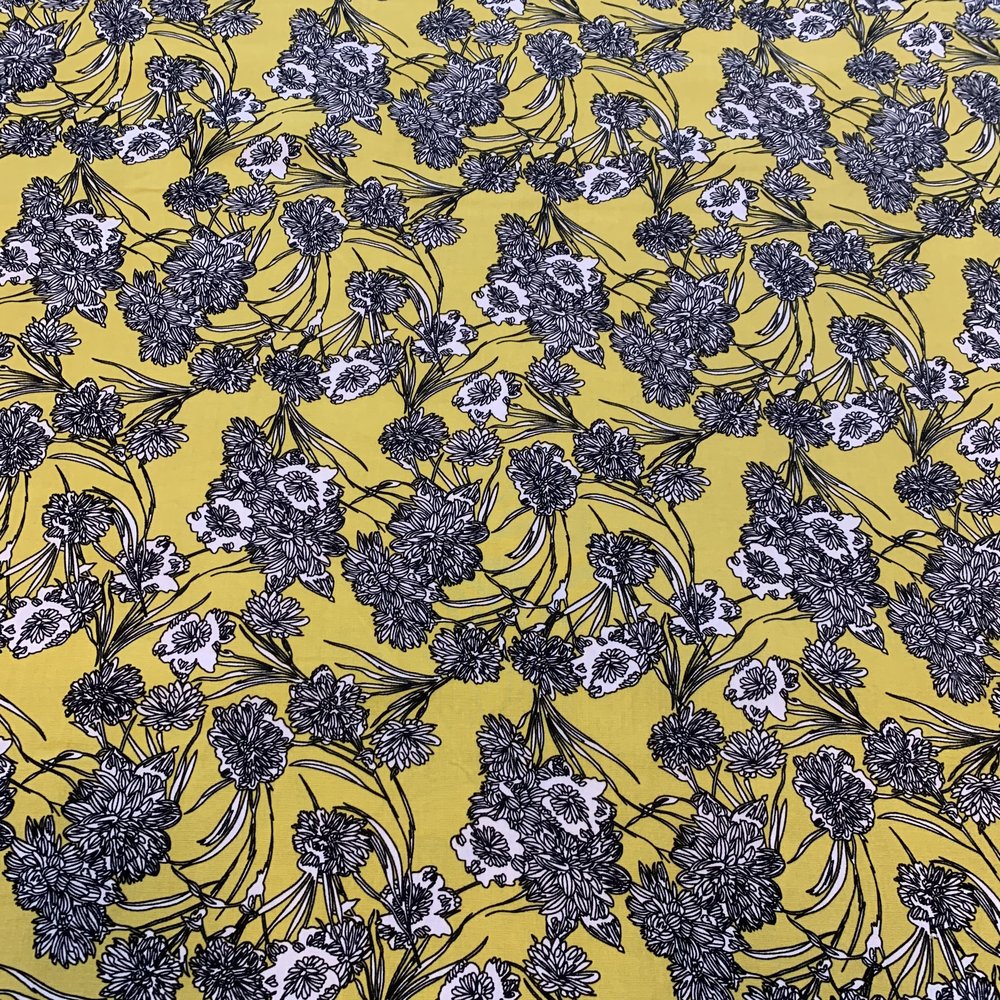 Viscose Popeline avec Dessin 2836