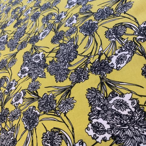 Viscose Popeline avec Dessin 2836