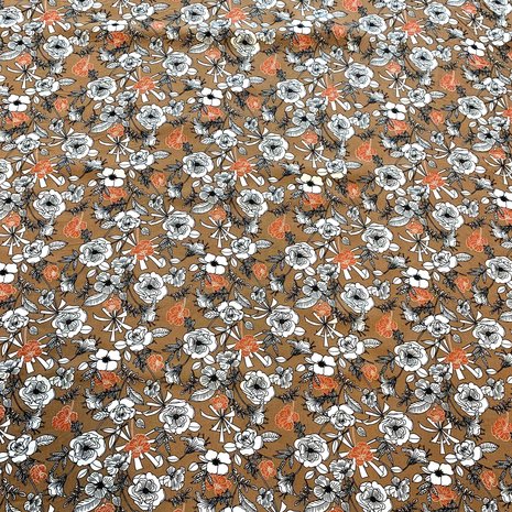 Viscose Popeline avec Dessin 2837