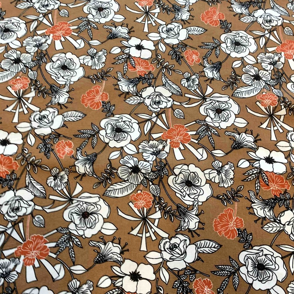 Viscose Poplin with Dessin 2837 Viscose Poplin with Dessin 2837