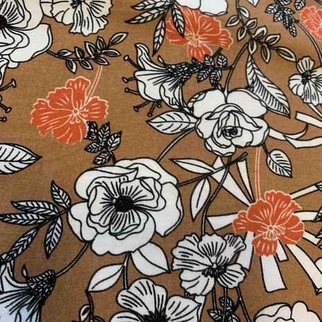 Viscose Poplin with Dessin 2837 Viscose Poplin with Dessin 2837