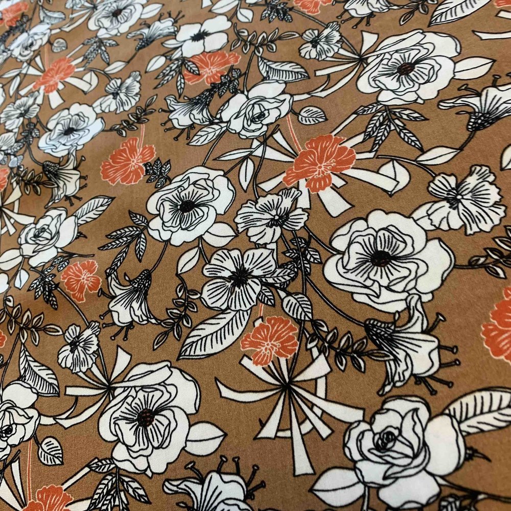 Viscose Poplin with Dessin 2837 Viscose Poplin with Dessin 2837