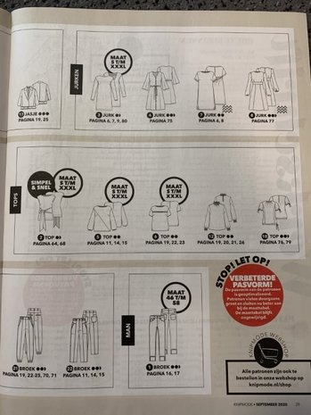 Knipmode 09-2020 Knipmode 09-2020