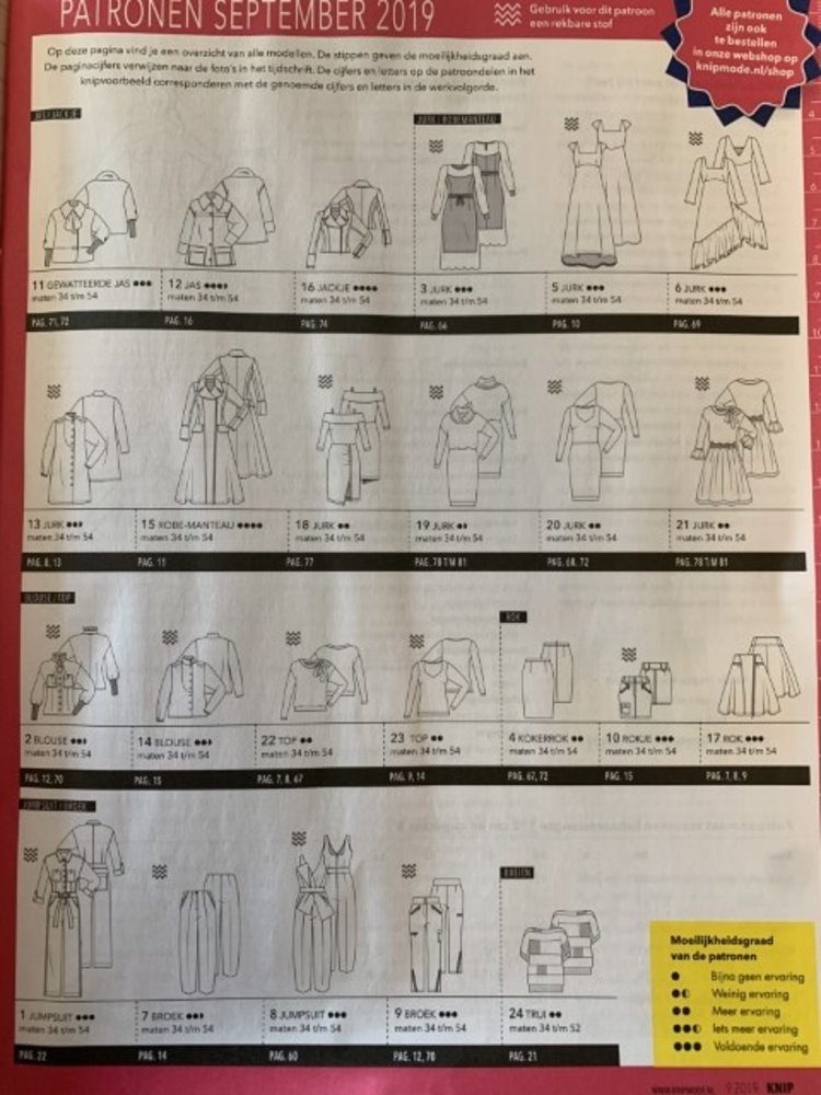 Knipmode 09-2019 Knipmode 09-2019