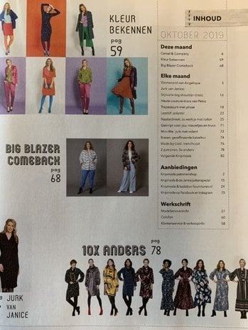 Knipmode 10-2019 Knipmode 10-2019