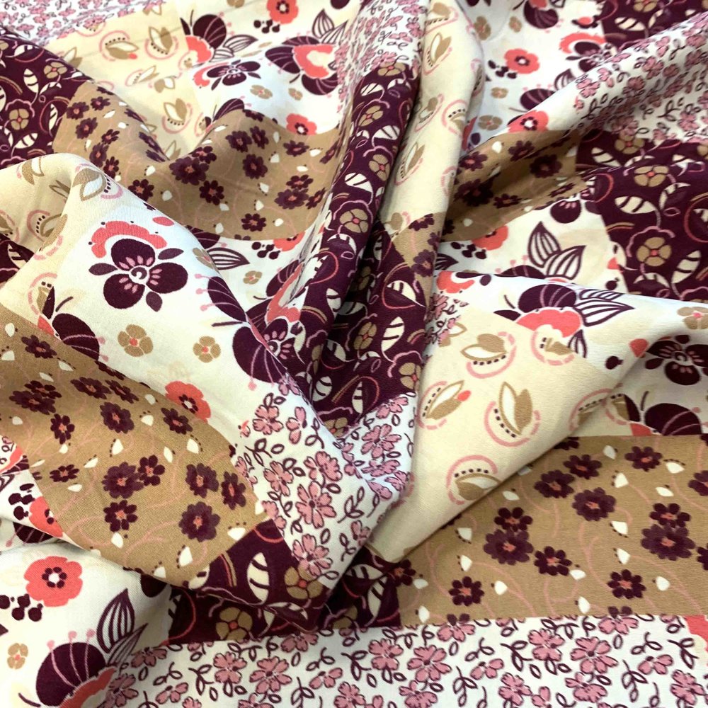 Viscose Poplin with Dessin 2844 Viscose Poplin with Dessin 2844