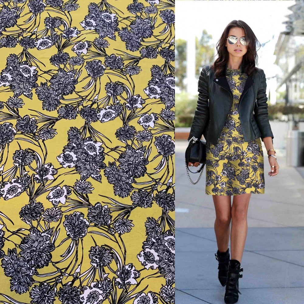 Viscose Poplin with Dessin 2836 Viscose Poplin with Dessin 2836