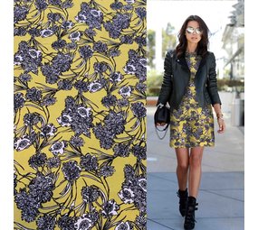 Viscose Popeline avec Dessin 2836