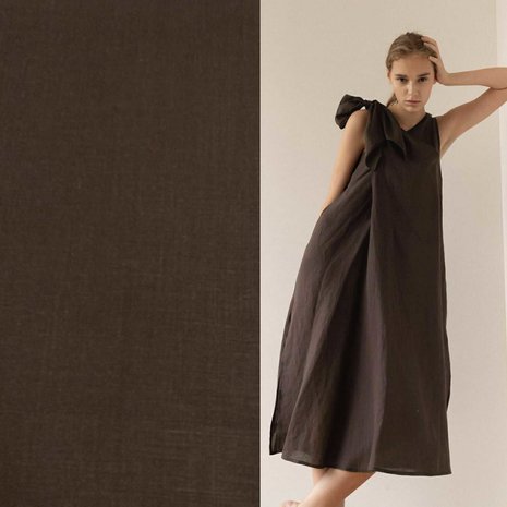 Linen 2815 - brown Linen 2815 - brown